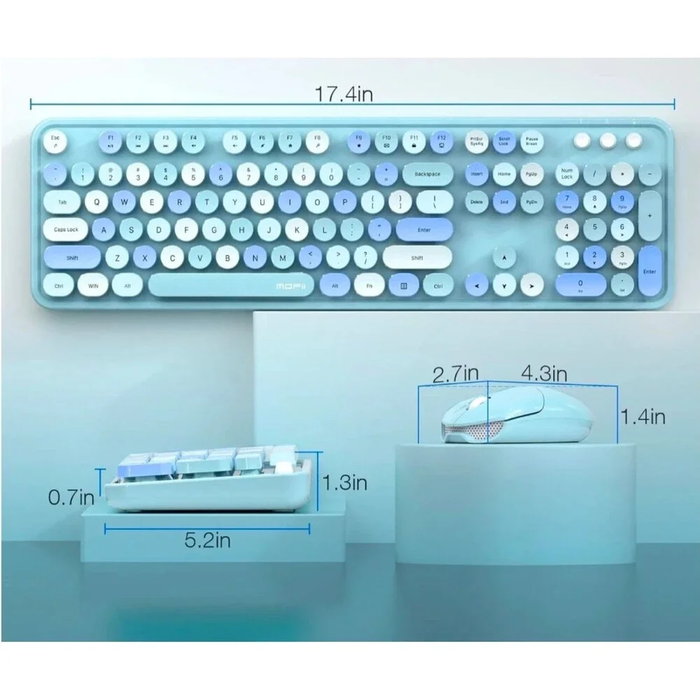 Mofii Wireless keyboard and mouse EUC, please read